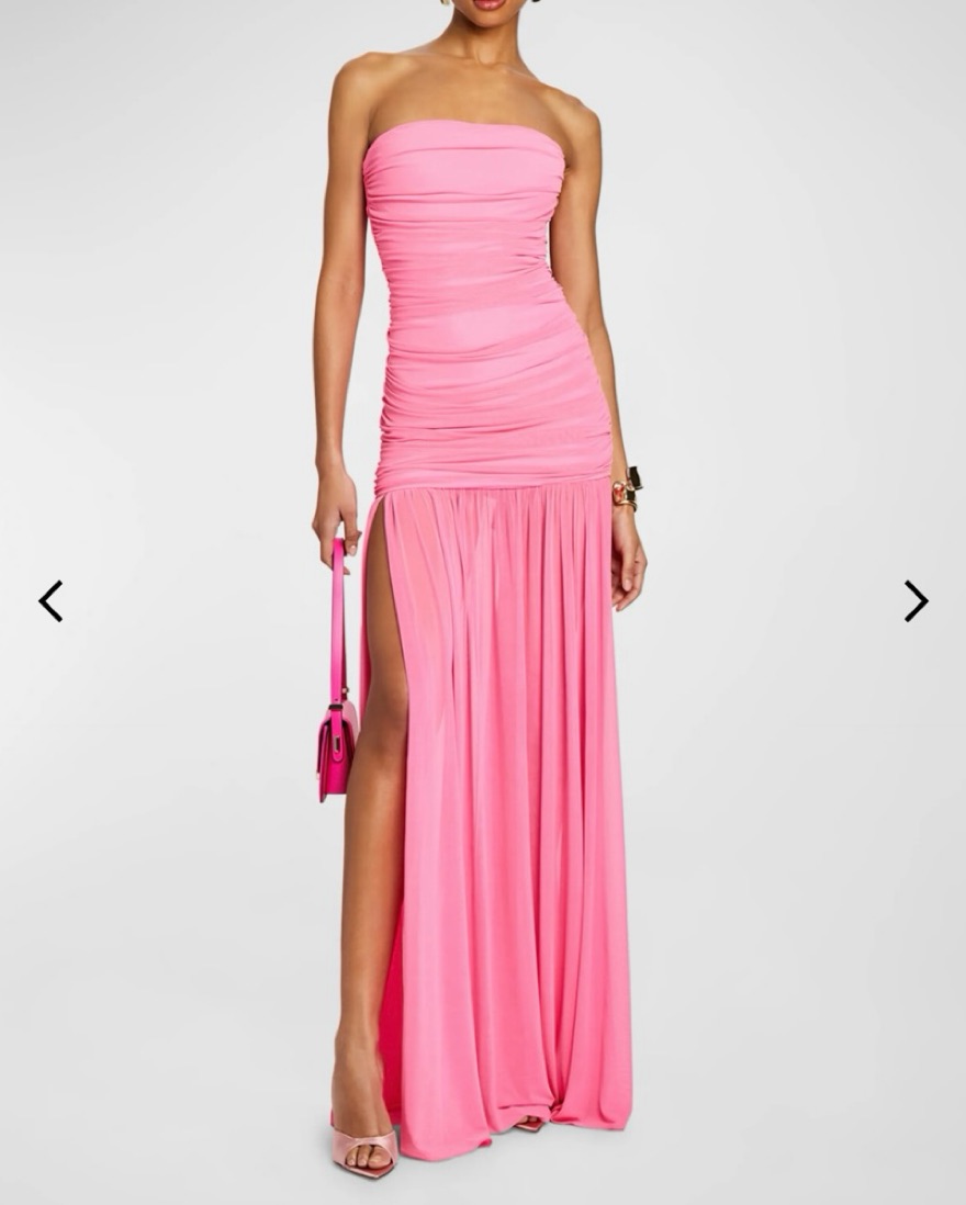 strapless open back dress Black Sequin Dress | Bella Dress
