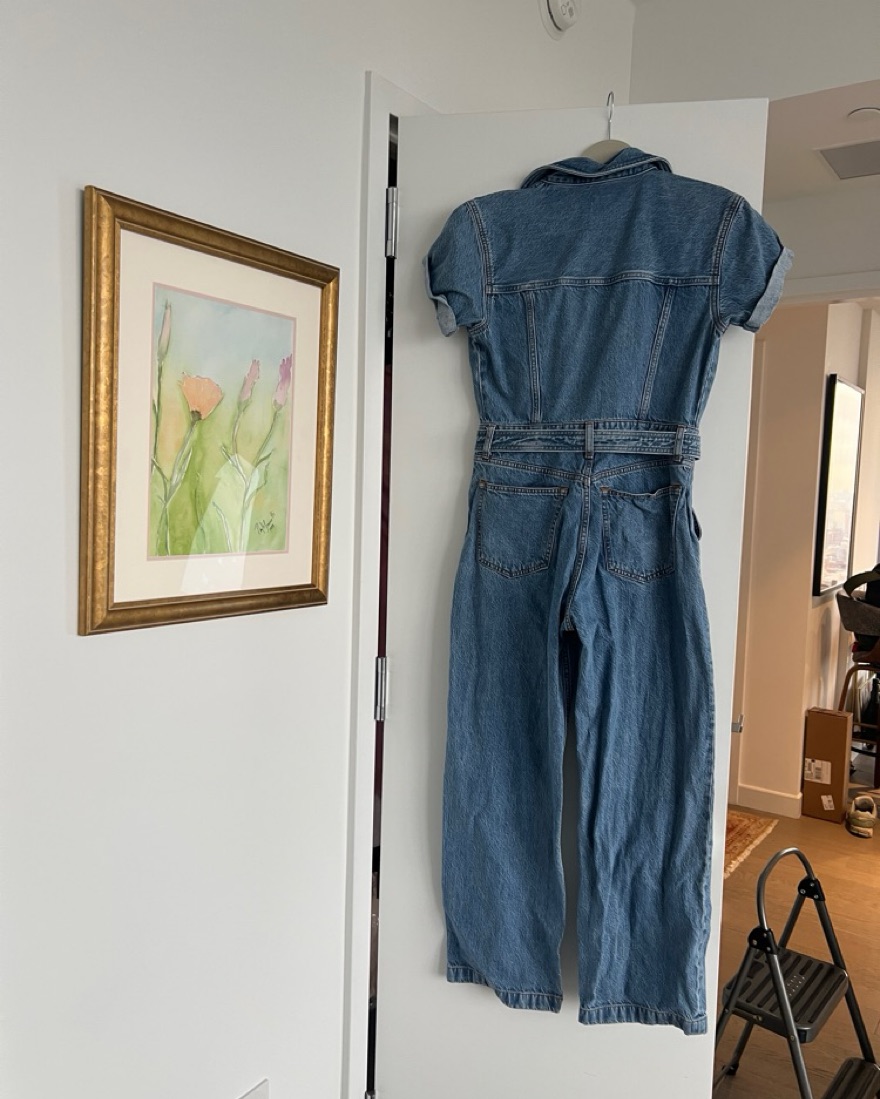 90s Relaxed Denim Jumpsuit - Image 3