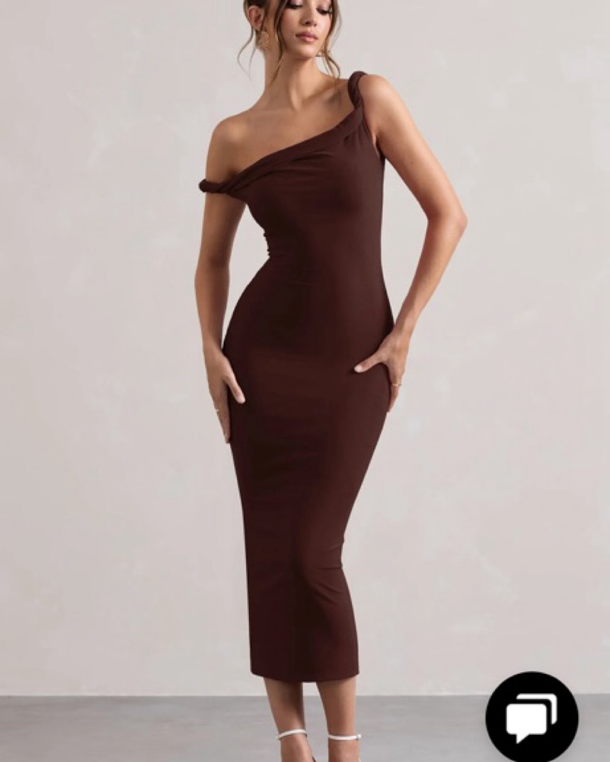 white christmas dresses To The Moon Black Cowl-Back Maxi Dress – Club L London main image 1