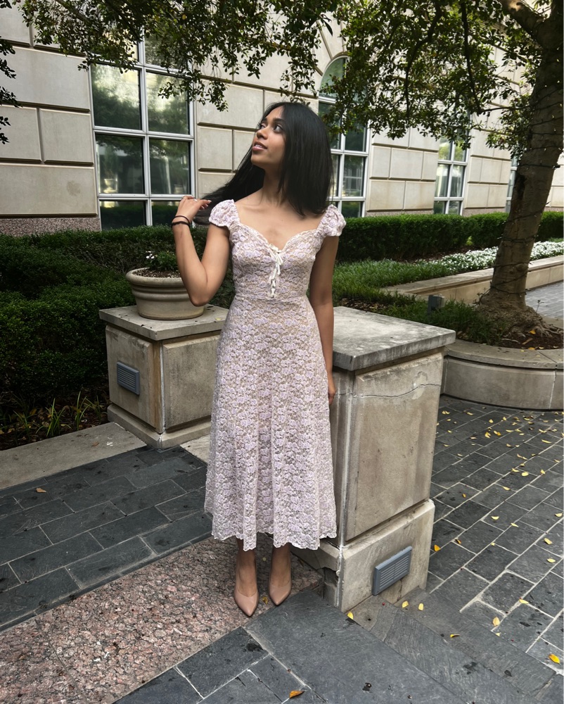 Urban Outfitters Lace Midi Dress by Urban Outfitters - Pickle