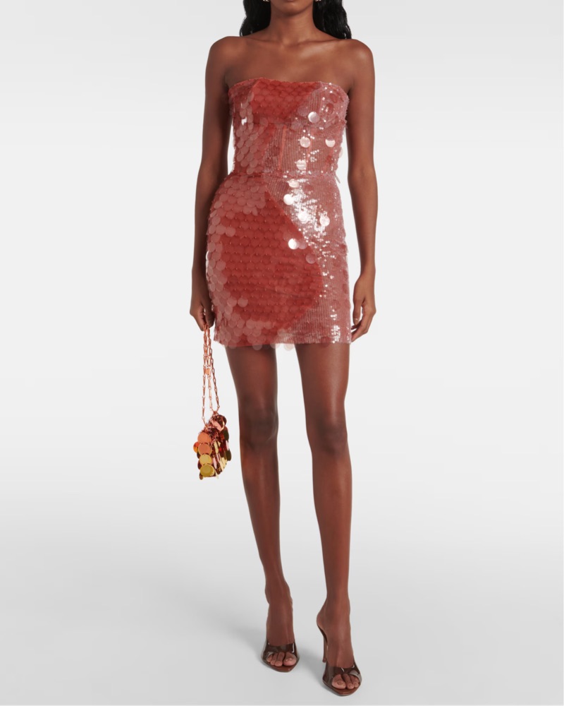 open lace back dress Mae Corset Draped Gown in Cognac XS