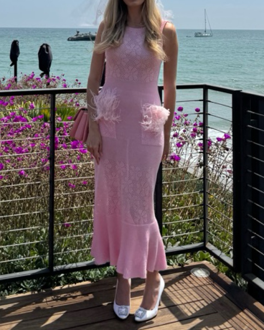 chinese dress ladies AOMEI Women's Summer Hollow Out Lace Dress Short Sleeve Stand Collar Feather  Bodycon Business Cocktail Party Dresses(Pink,M) at Amazon Women's Clothing  store main image 1