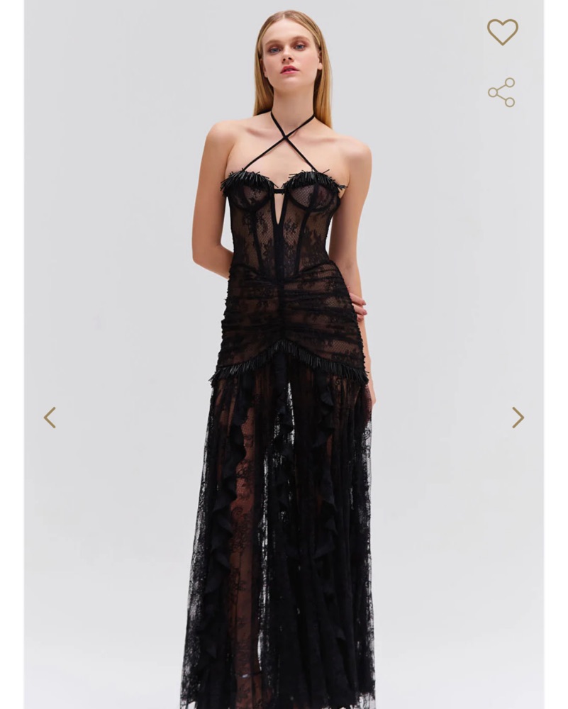 Patbo Runway Corset Dress  by PatBo - Pickle