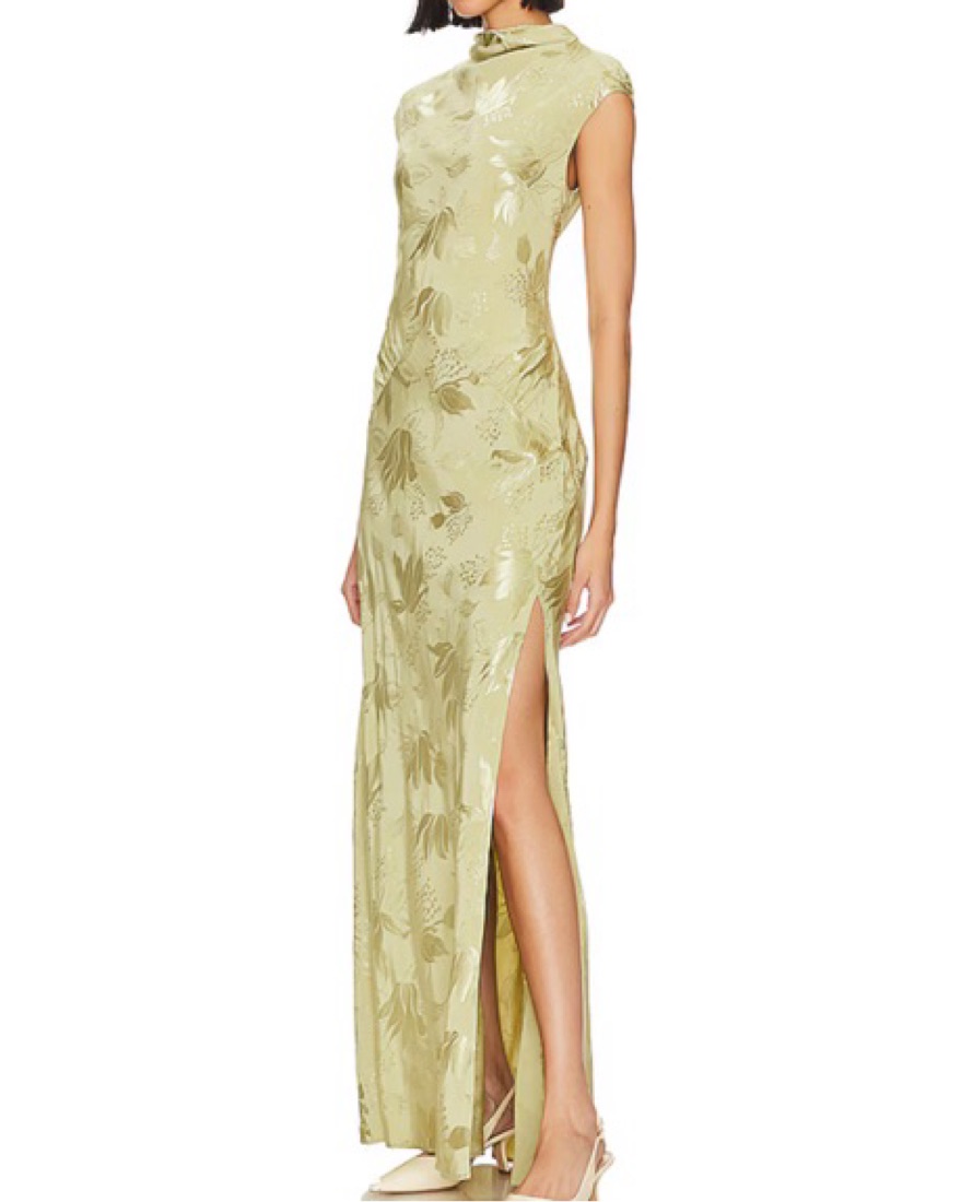 Avalon Maxi Dress In Sage Green by L'Academie - Pickle