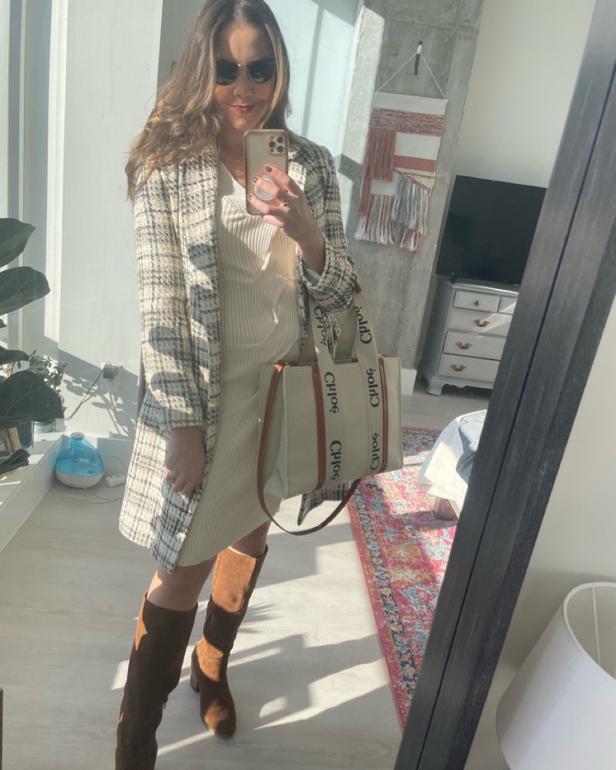 Longline Tweed Jacket  - Image 3