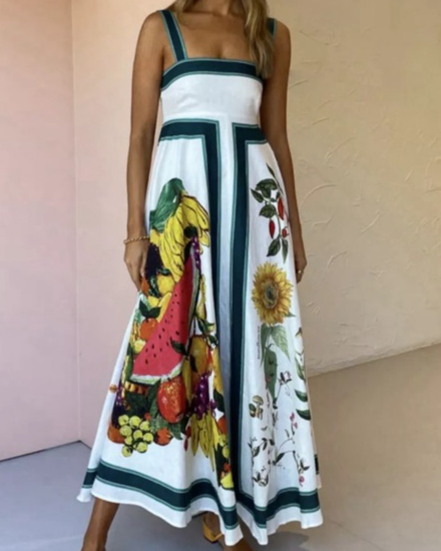 knee length dresses for ladies ALÉMAIS Citron Midi Dress 6 AU/UK (2 US) main image 1