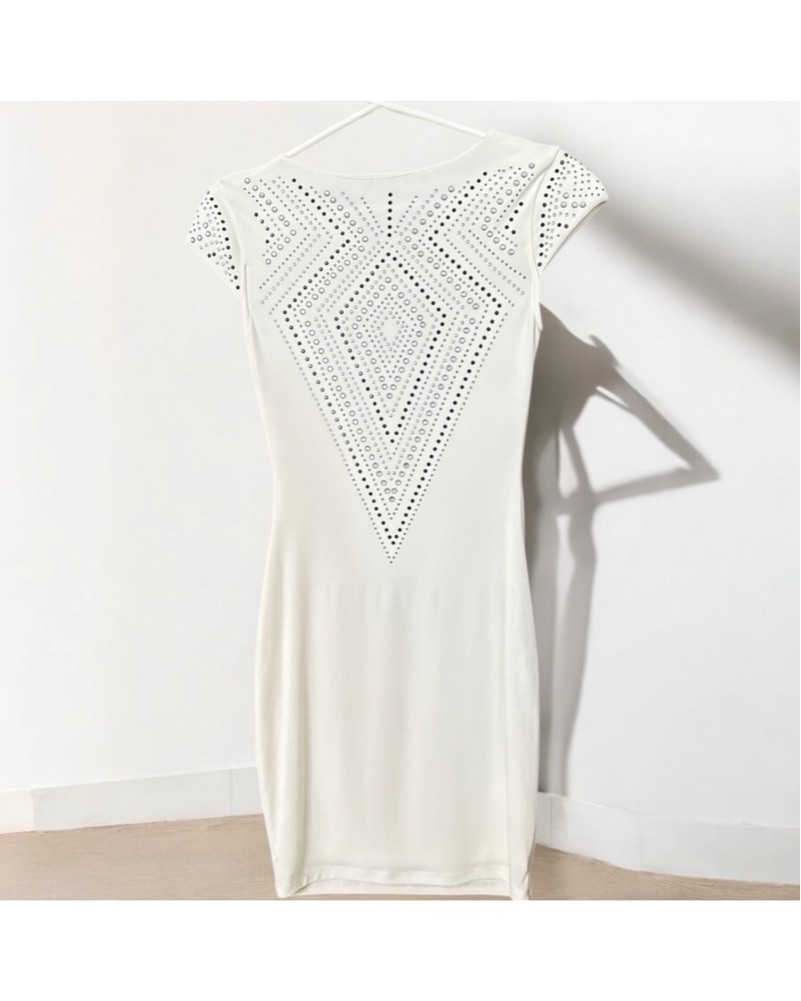 chinese dress ladies Vintage 1932 Worth Couture for Elizabeth Arden Sequin Ivory Seashell Motif Lace  Gown