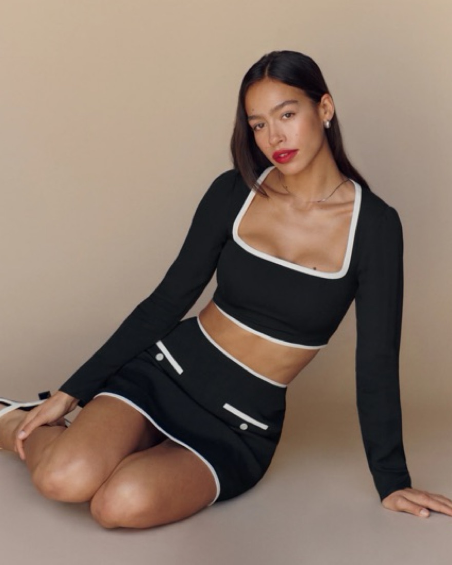 Black And White Reformation 2 Piece Set  - Image 1