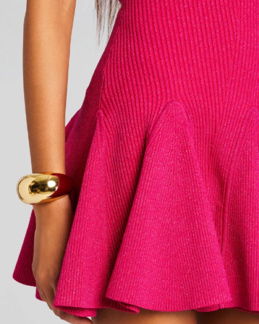 Retrofete Quinn Knit Dress In Fushia by Retrofete - Pickle