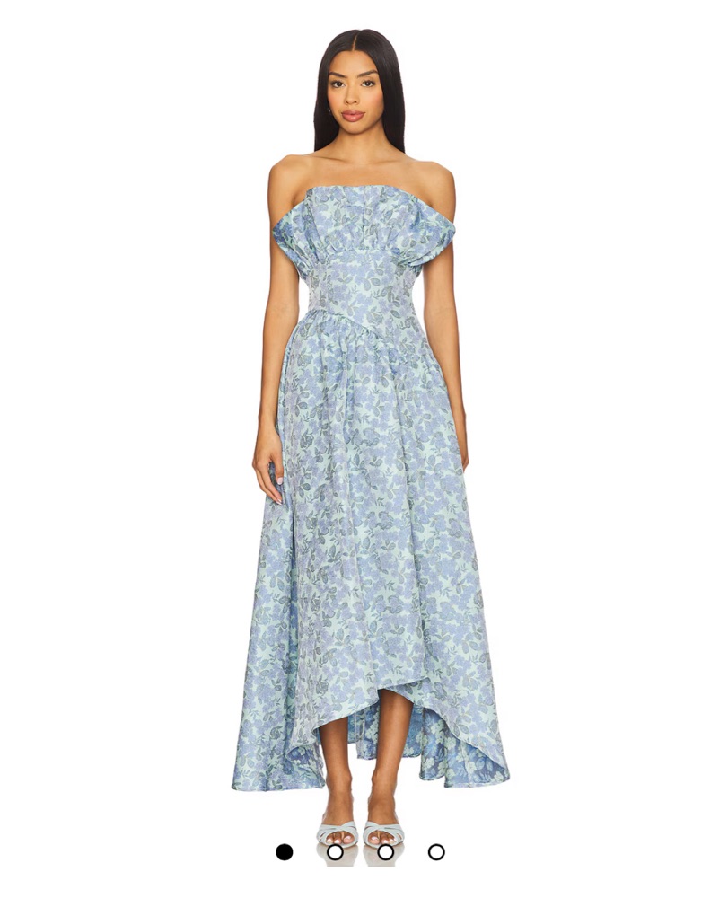 navy blue dress for baby girl Revolve Asymmetric Jacquard Dress by Revolve