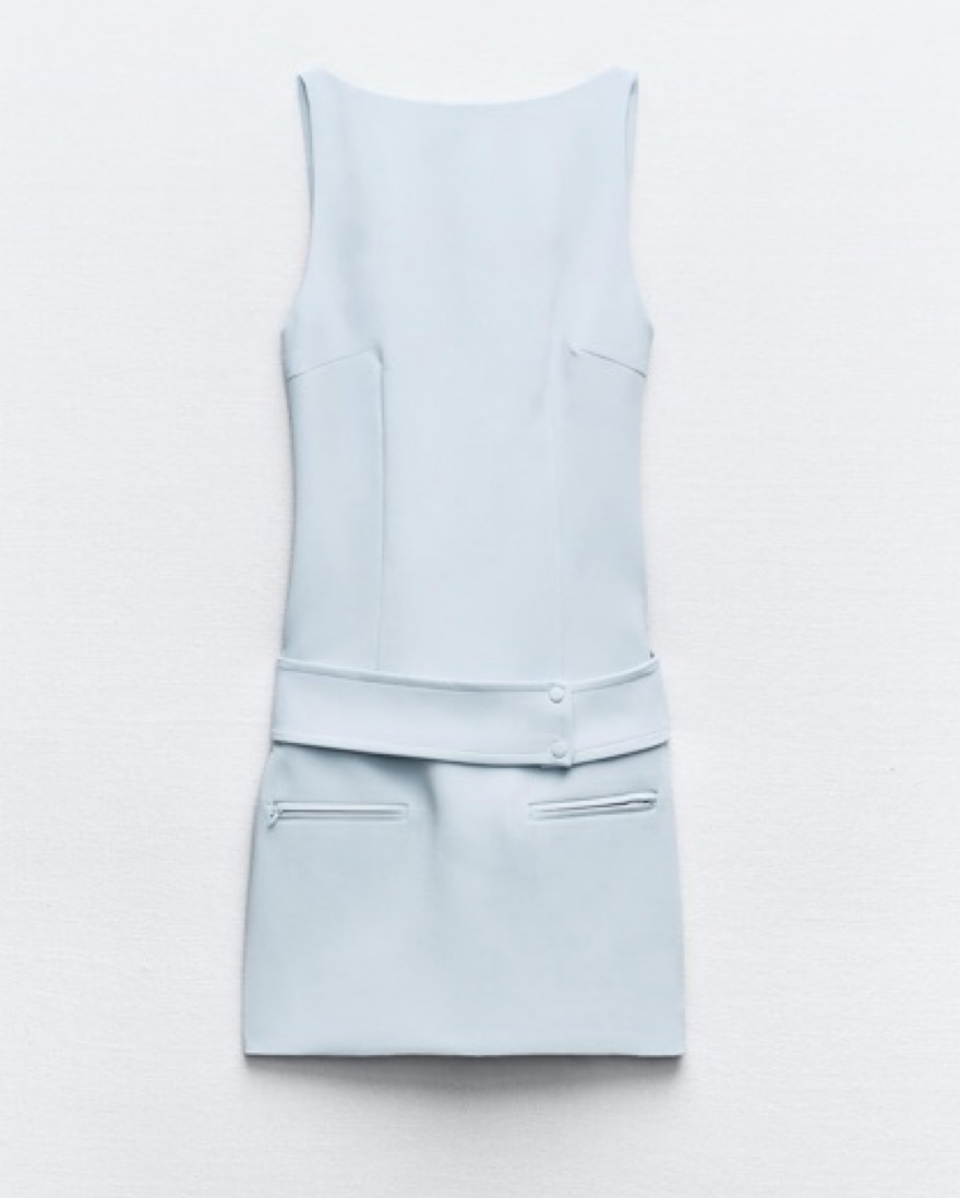 Zara Light Blue Dress - Image 2