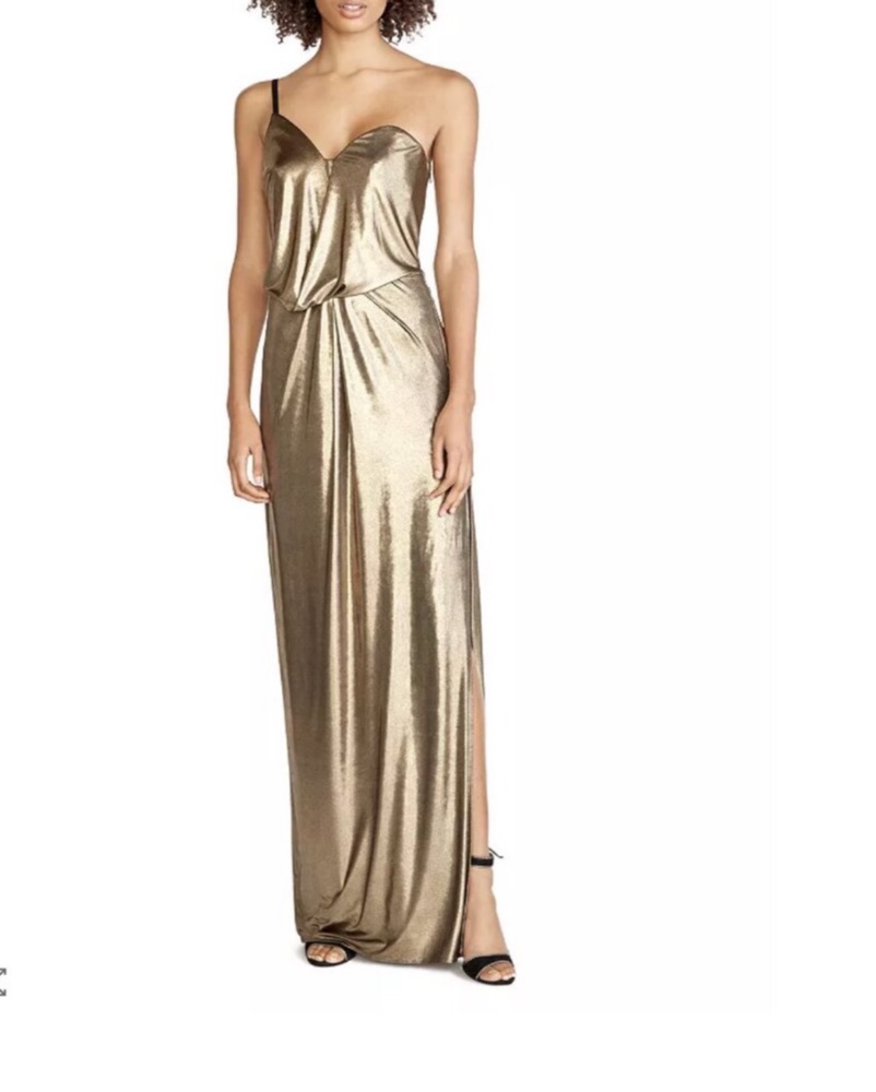 Halston Heritage Gold Gown by Halston Heritage - Pickle