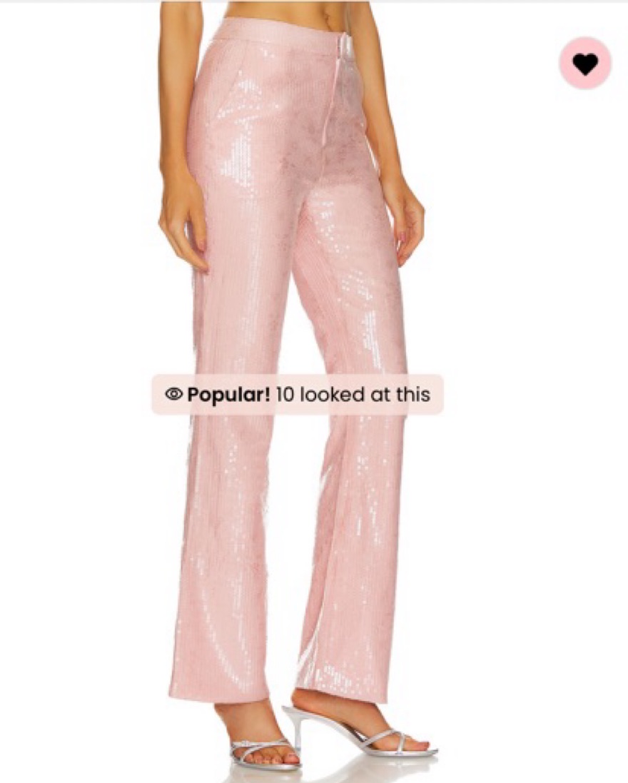 Pink Sequin Pants - Image 2