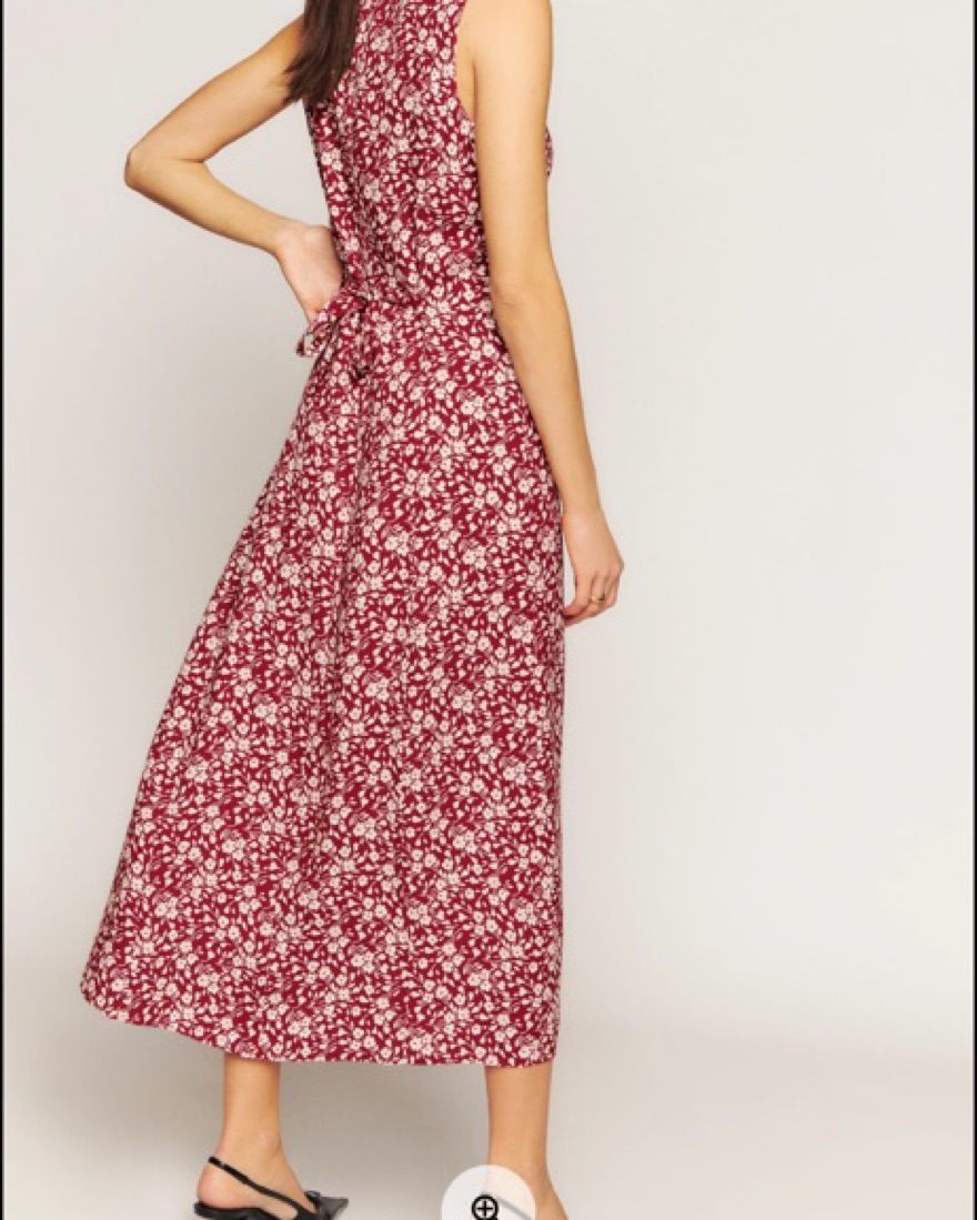 strapless open back dress Gabriela Red Silk Open Back Dress Medium / Navy main image 1