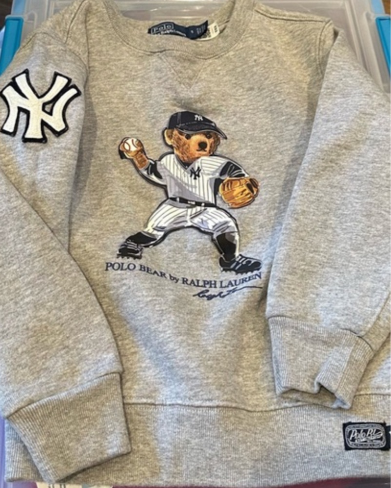 Ralph Lauren Yankees Polo Bear Sweatshir - Image 2