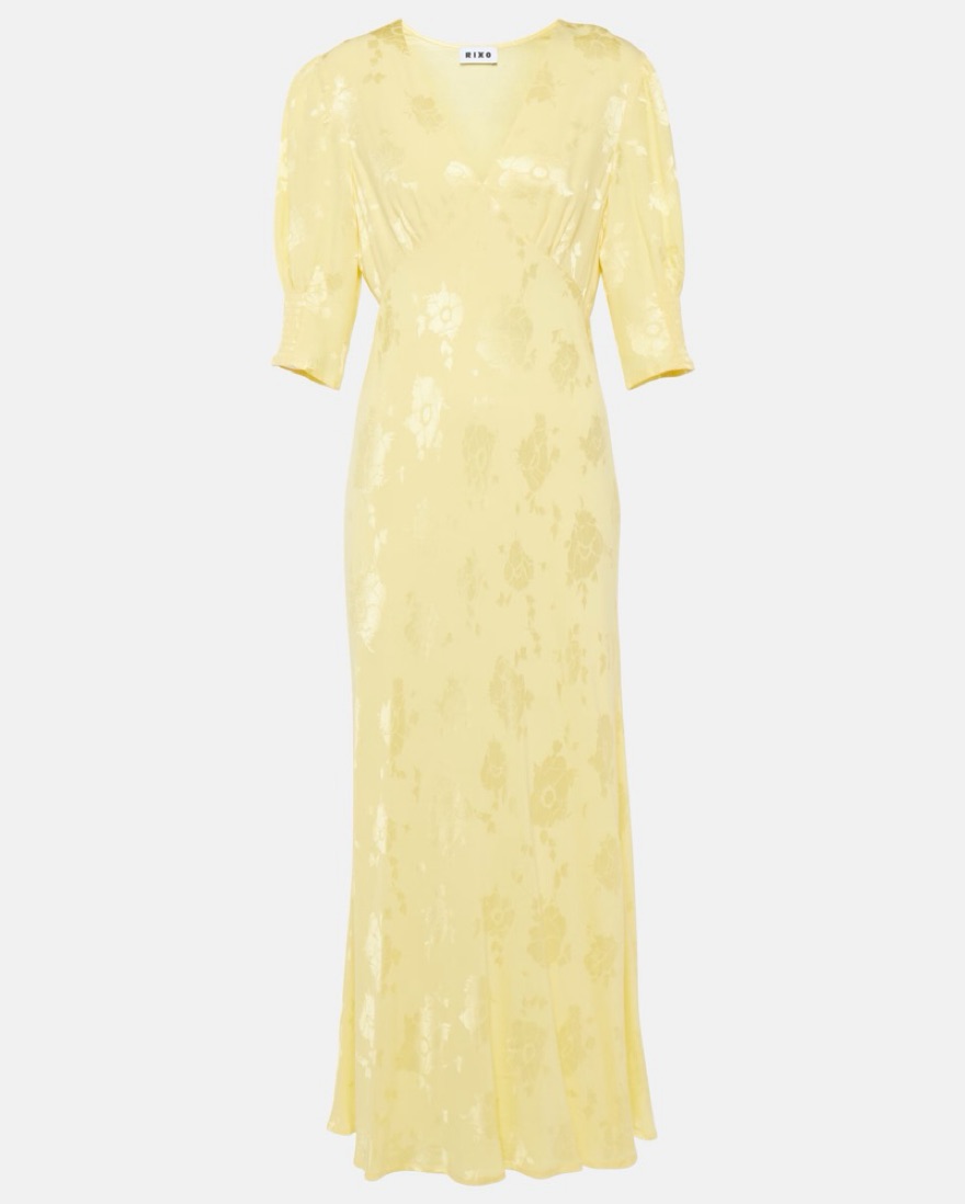 Rixo Zadie Yellow Dress by Rixo - Pickle