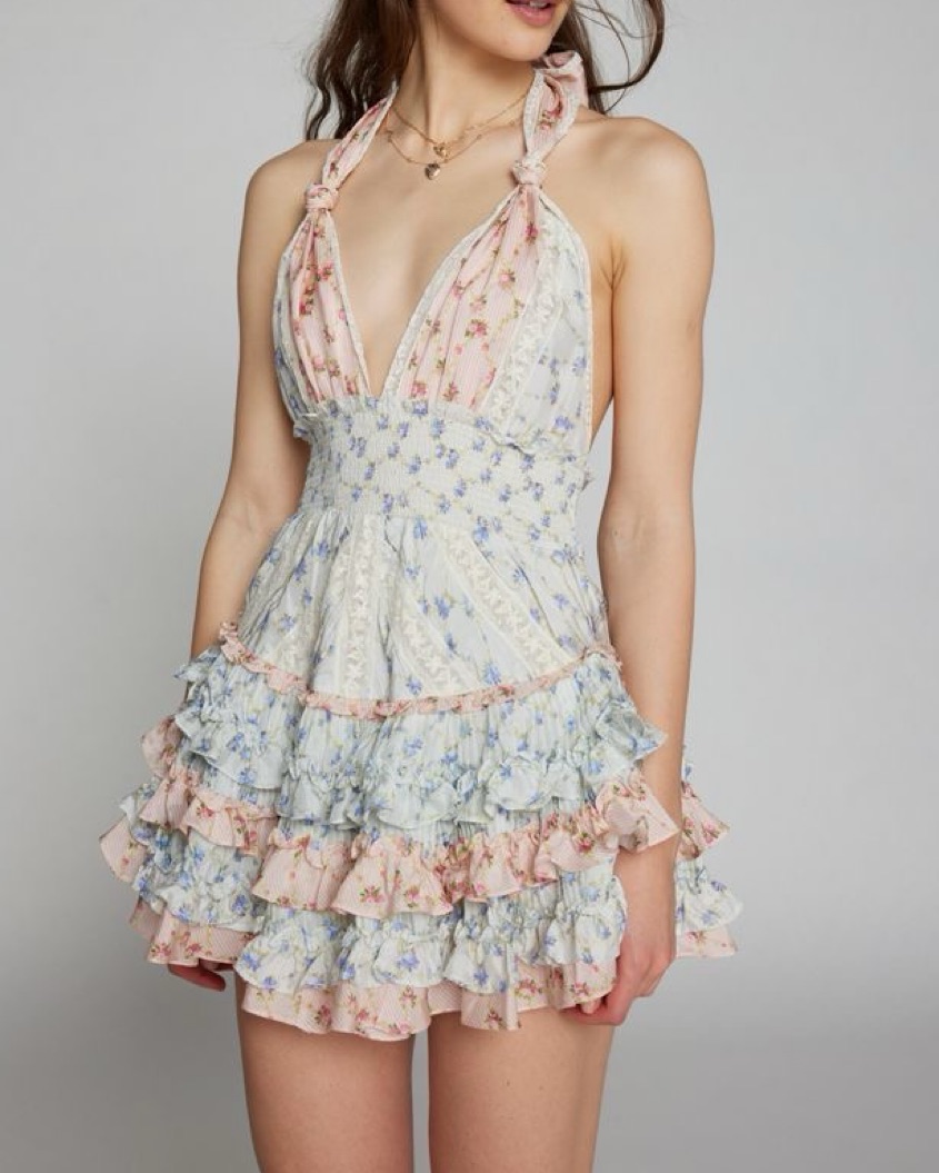 Love Shack Fancy Mini Dress by LoveShackFancy - Pickle