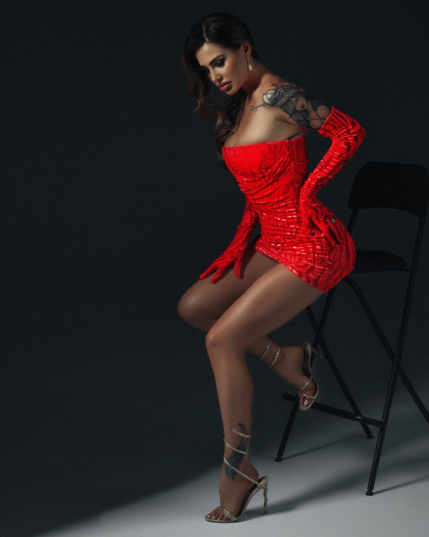 Alex Perry Mini Dress with Gloves by Alex Perry - Pickle