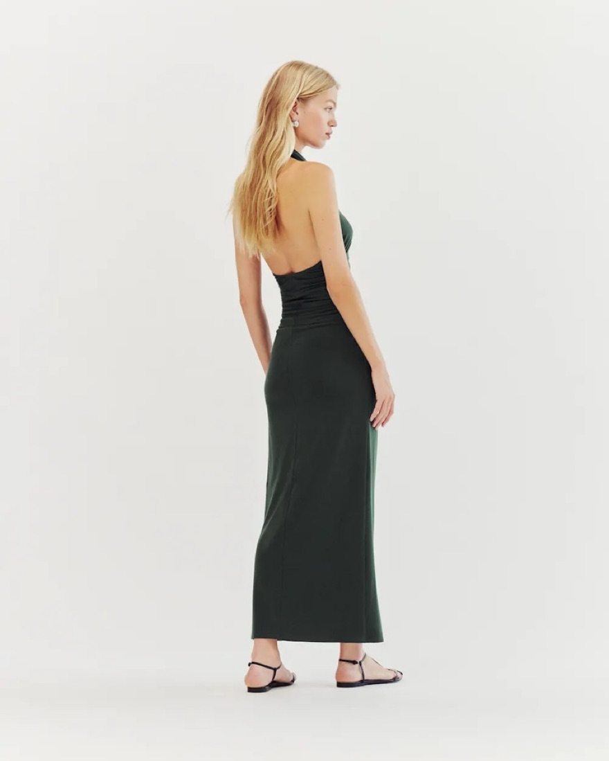 Reformation Green Halter Dress by Reformation - Pickle