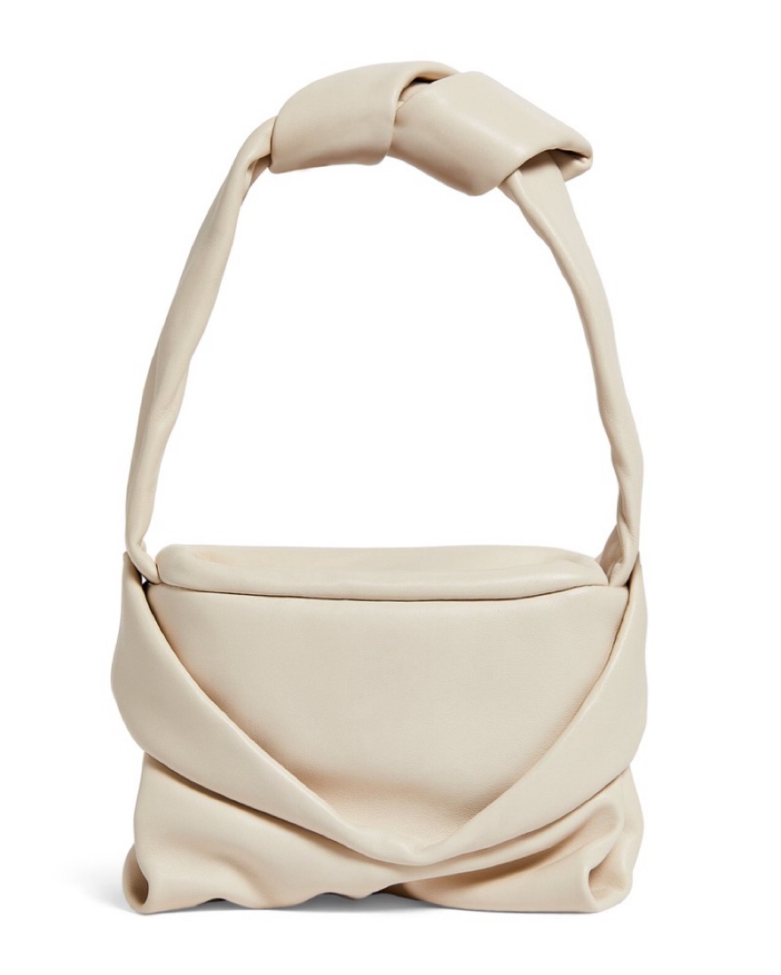 Staud Leather Kiss Bag - Cream - Image 3