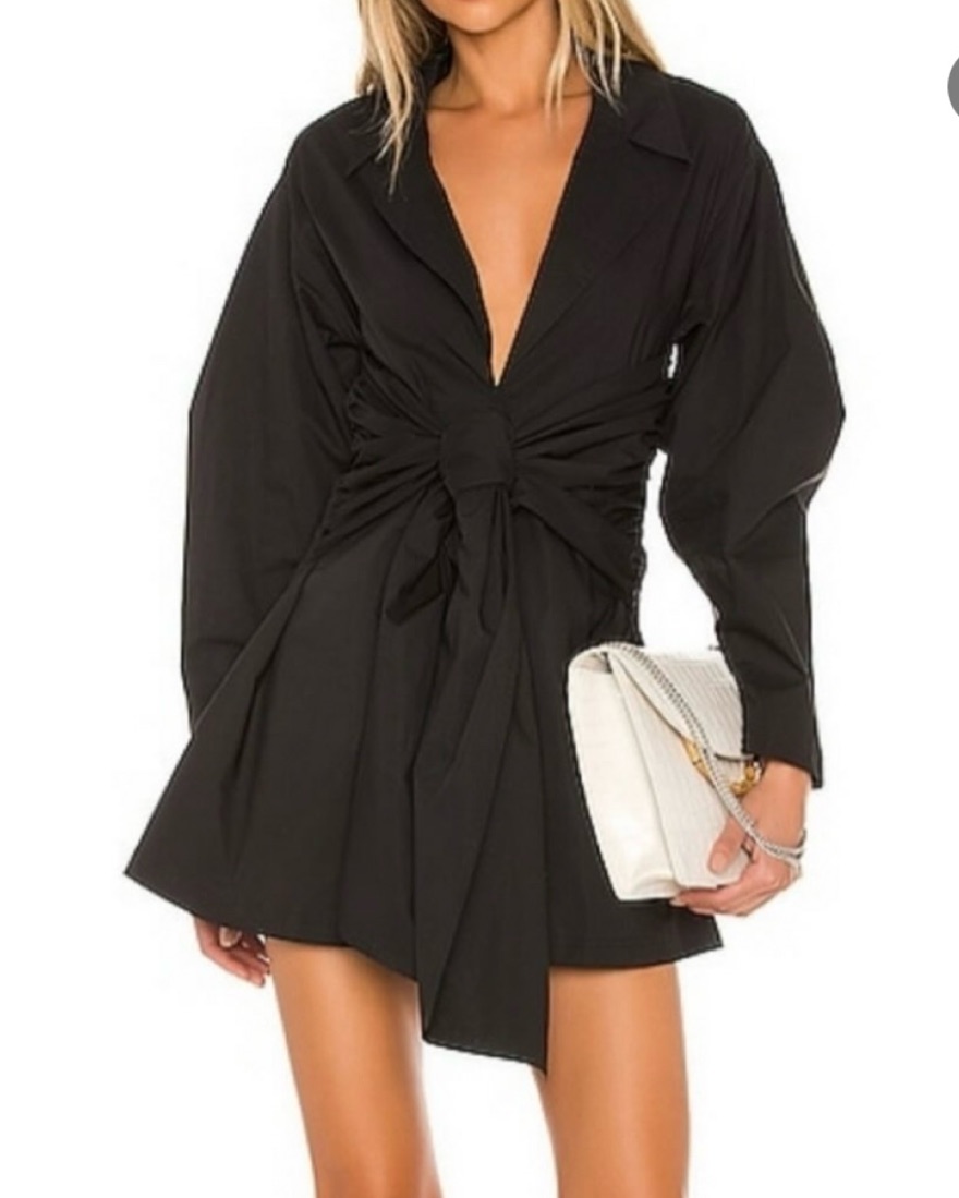 Black Mini Dress - Image 1