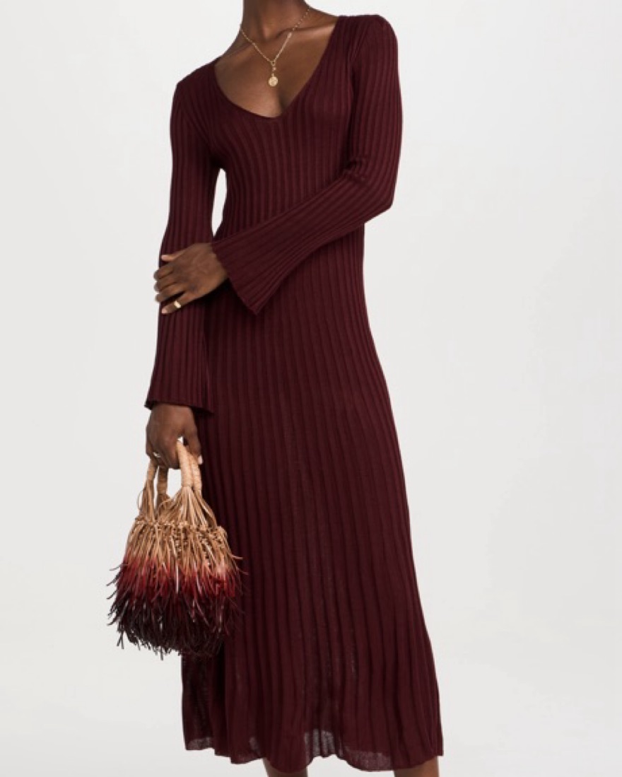 Dress To Vintage Ribbed Dress - Image 1