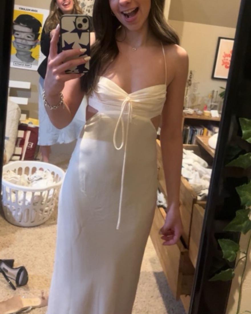 Princess Polly Cream Maxi Dress by Princess Polly - Pickle