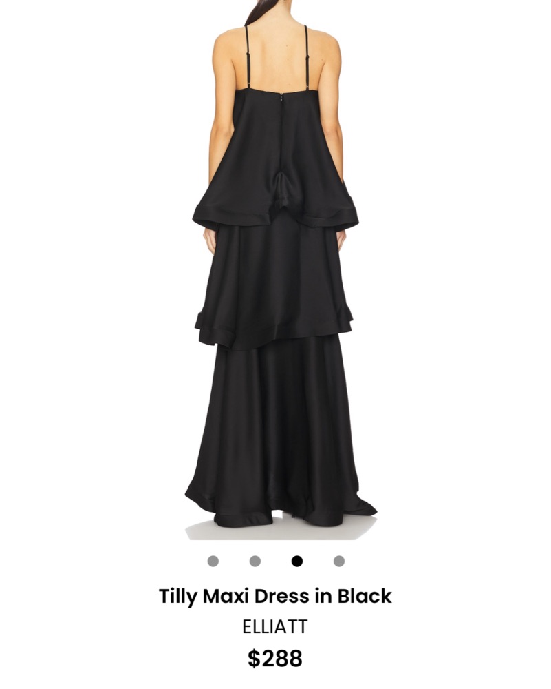 Elliatt Tiered Black Maxi Dress by Elliatt - Pickle