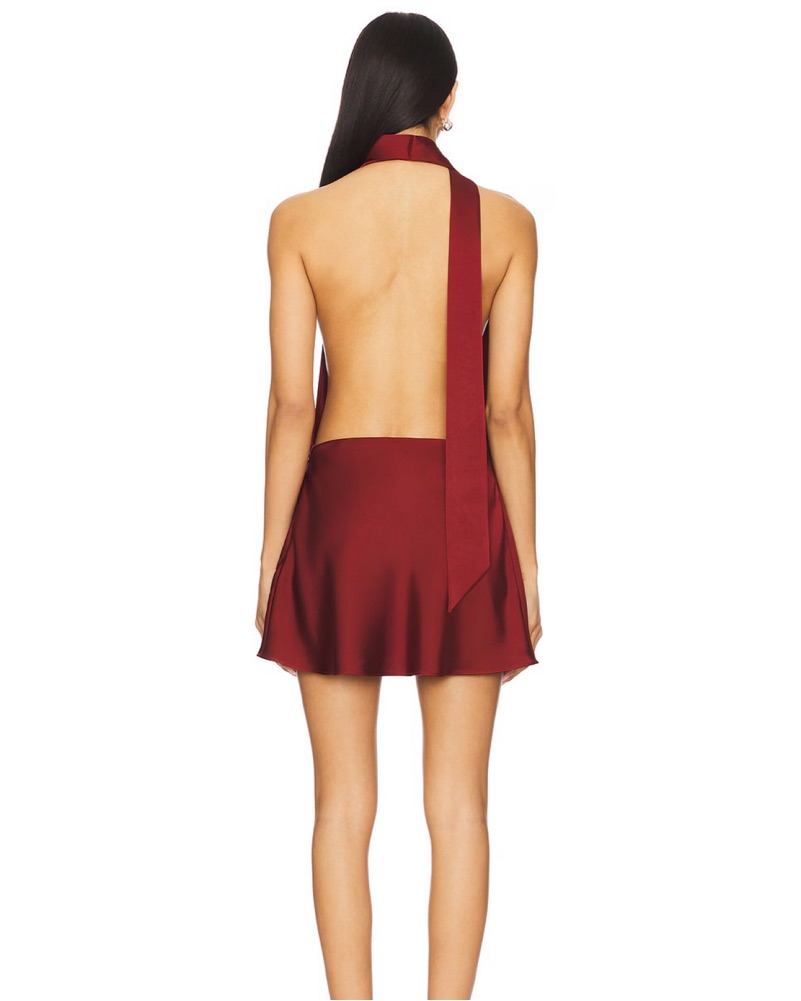Lovers & Friends | Red Satin Dress (NWT) by Lovers And Friends