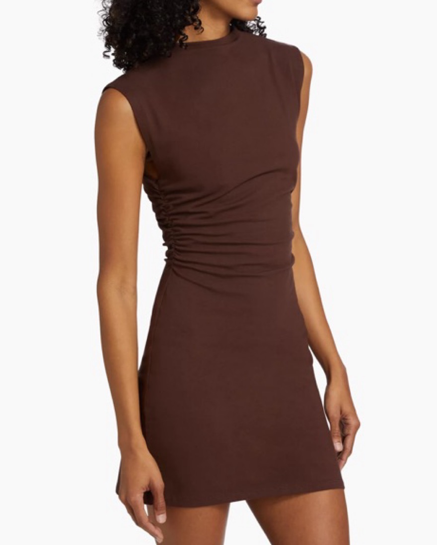 Reformation Alden Dress - Brown by Reformation - Pickle