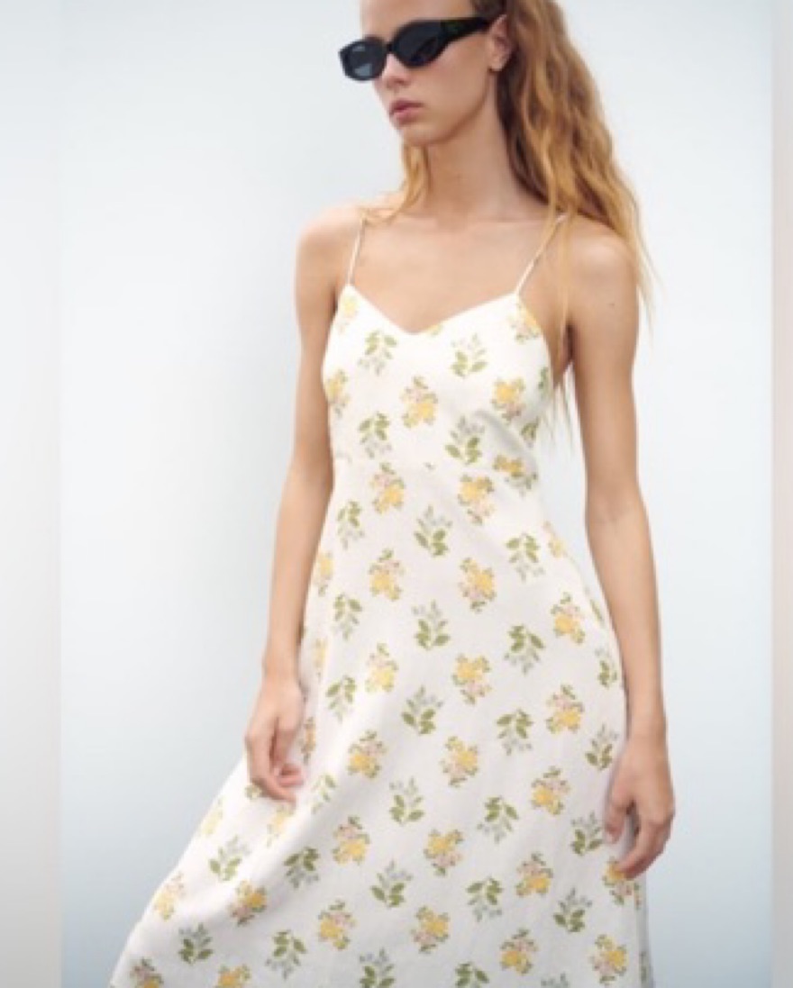 Zara Floral Maxi Dress - Image 3