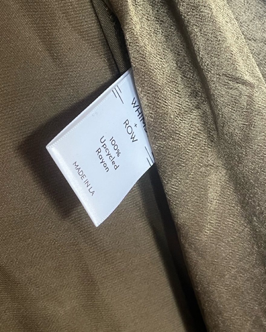 Whimsy & Row Lola Wrap Dress In Olive - Image 6