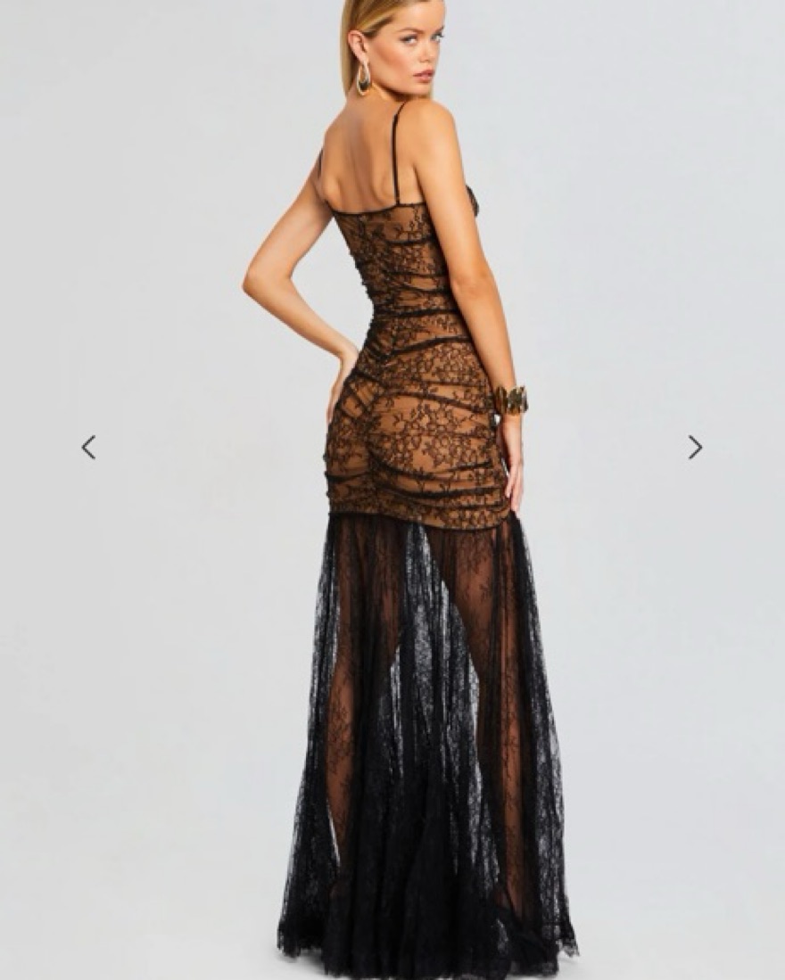 chinese dress ladies Retrofête Rowena Lace Dress | Purple | Size S main image 0