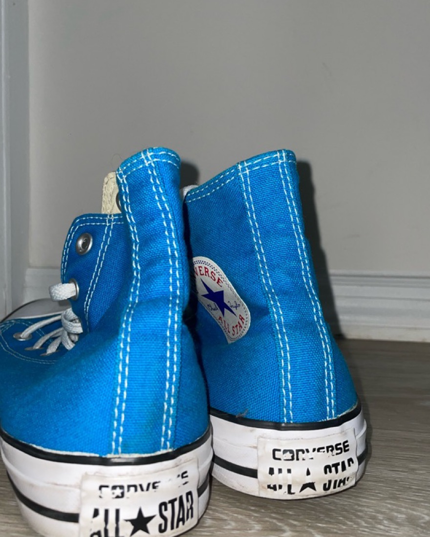 Electric Blue Converse  - Image 2