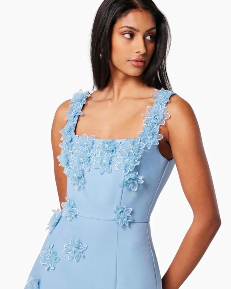 Elliatt Blue Floral Dress by Revolve - Pickle