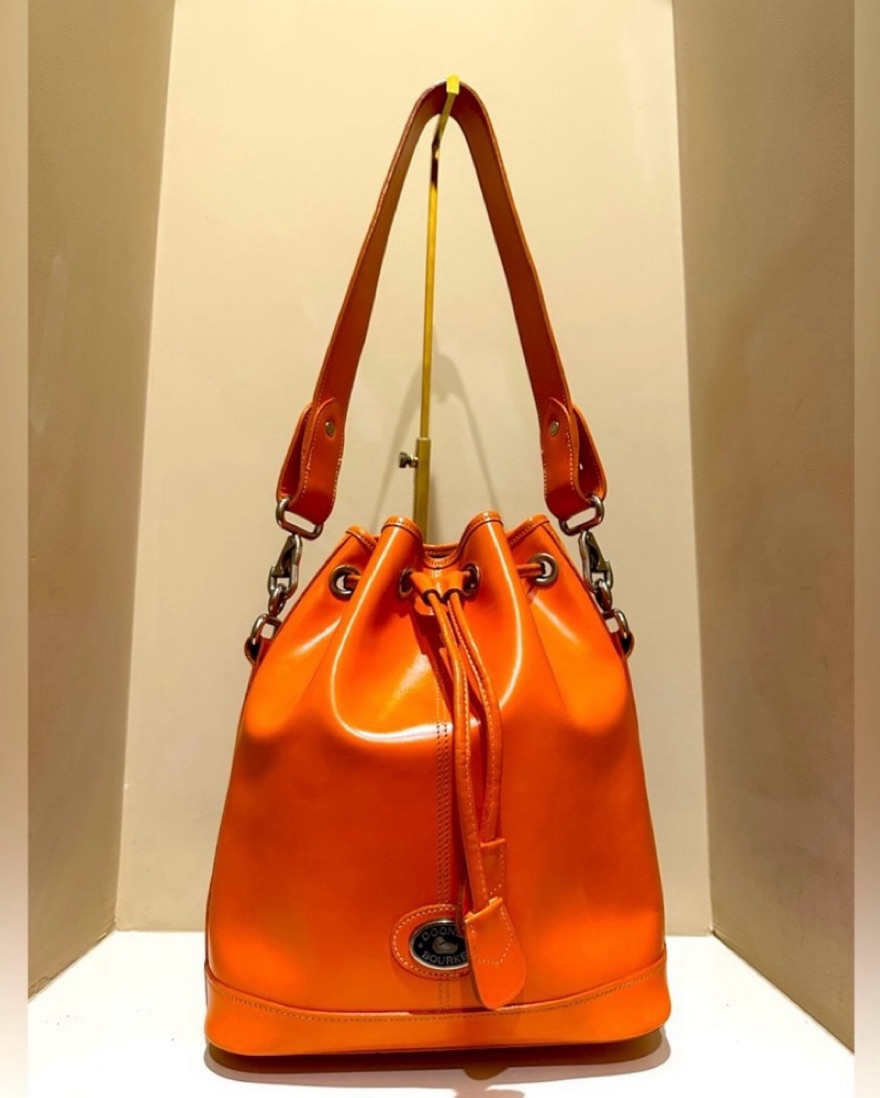 Orange Dooney & Bourke Bucket Bag - Image 1