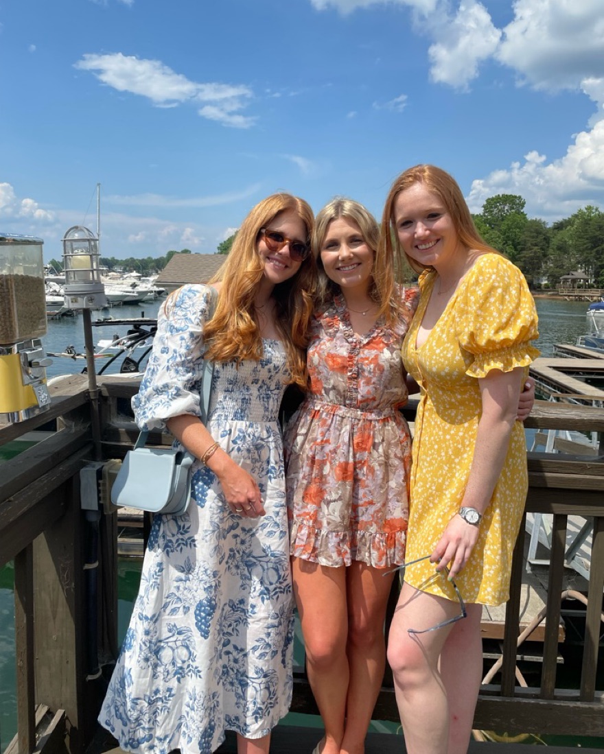 Reformation Blue & White Linen Maxi - Image 2