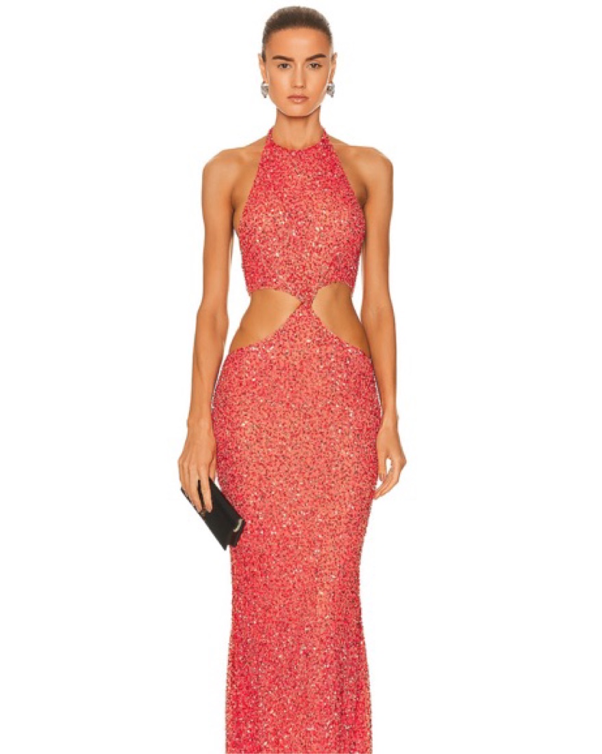 open lace back dress Mich Sequin Dress – Retrofete main image 0