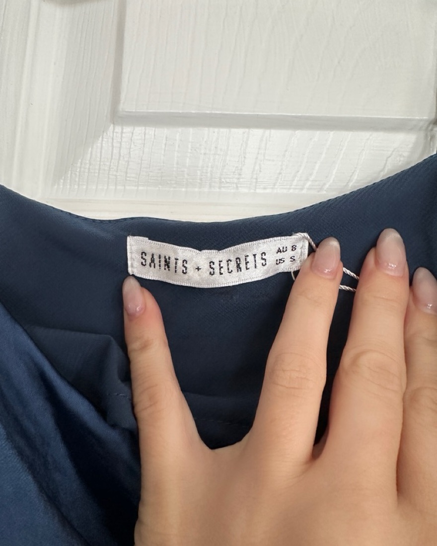Saints+Secrets Blue Dress by Saints and Secrets - Pickle