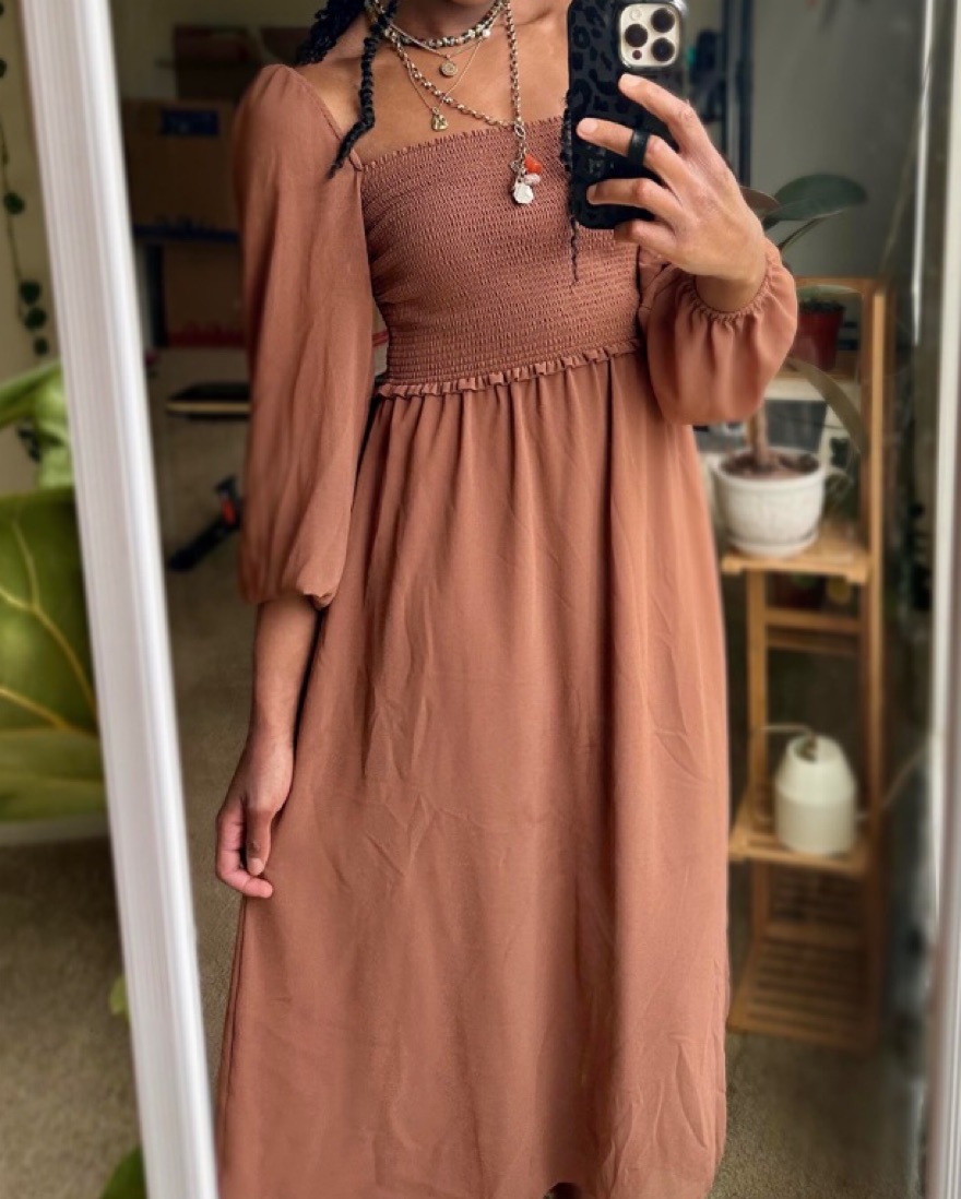 knee length dresses for ladies Wilfred Bellow Midi Dress (S) – Somewear main image 0