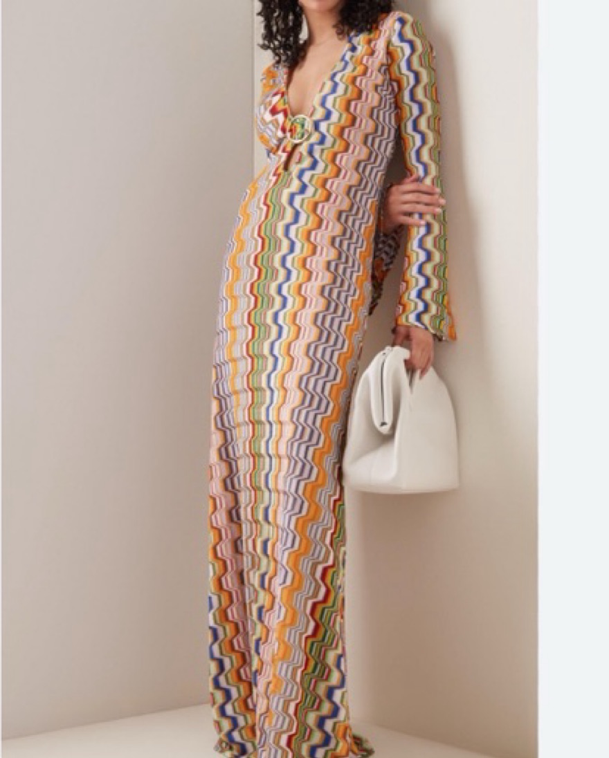 chinese dress ladies Baltic Born Womens Alexis Maxi Dress | Blue Multi Print
