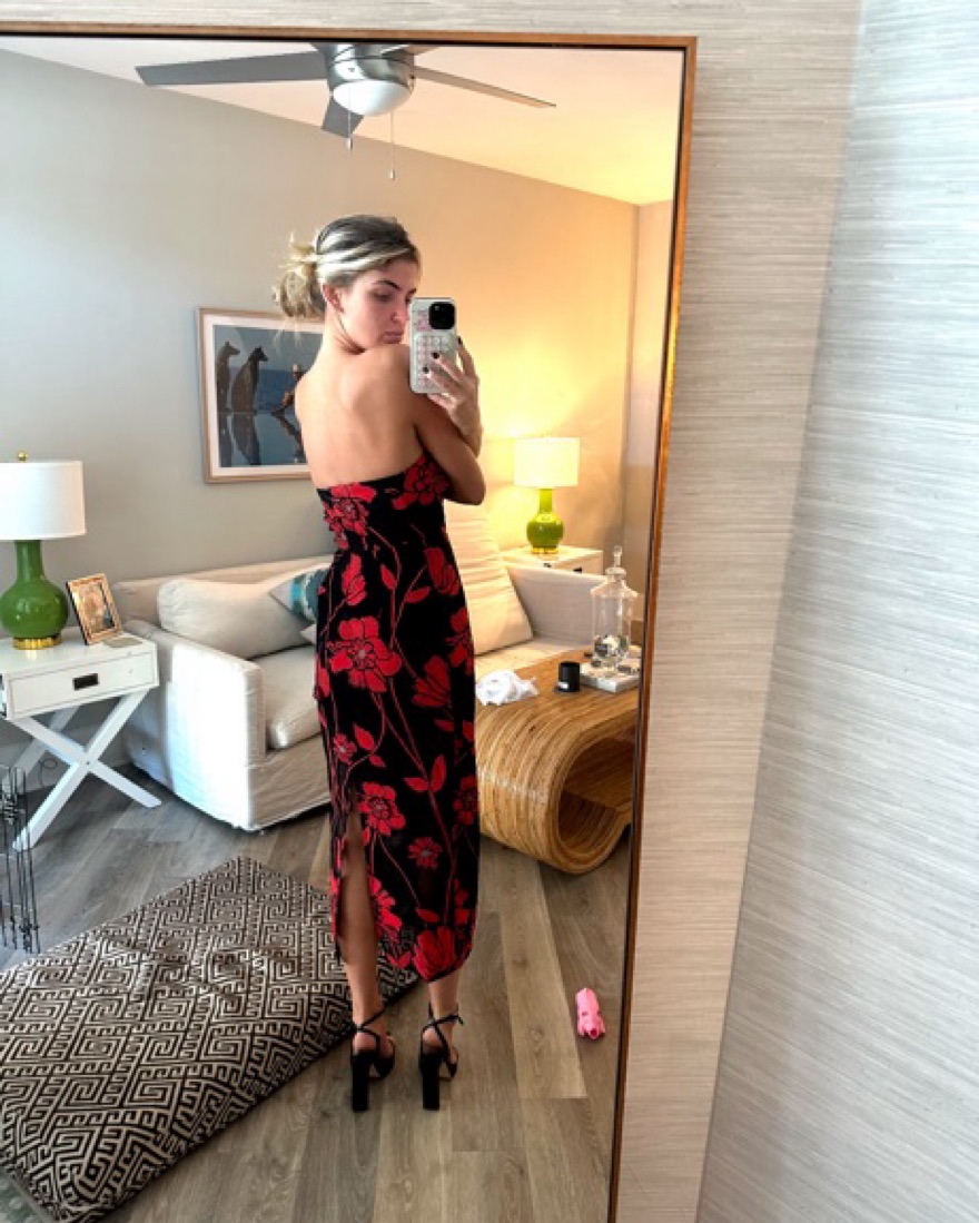 MILLY Shiloh Grand Floral dress - Image 2