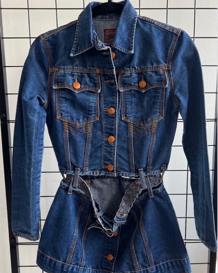 JEAN PAUL GAULTIER DENIM MINI DRESS by Jean Paul Gaultier - Pickle