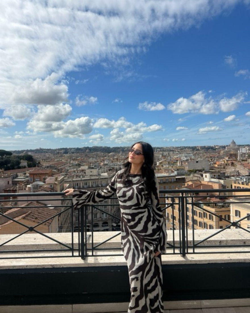 Mango Zebra Print Flared Dress by Mango - Pickle