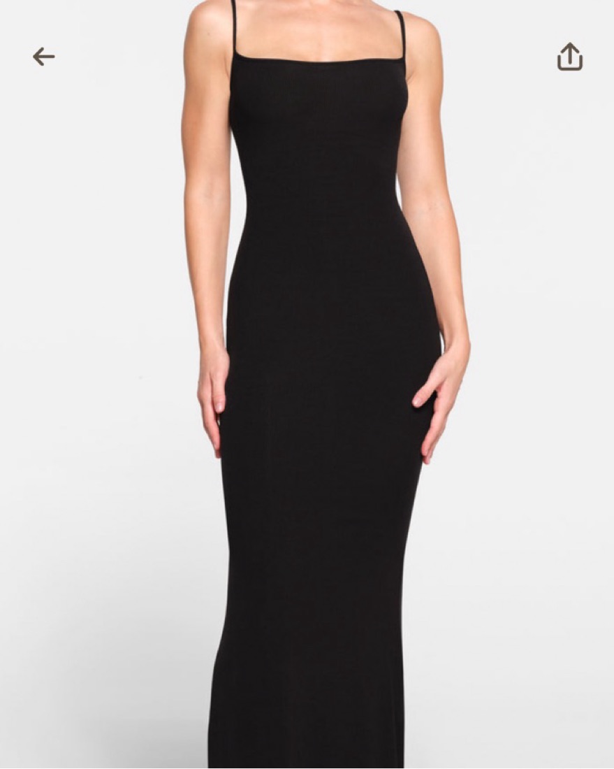 Skims Soft Lounge Long Slip Dress by Skims - Pickle