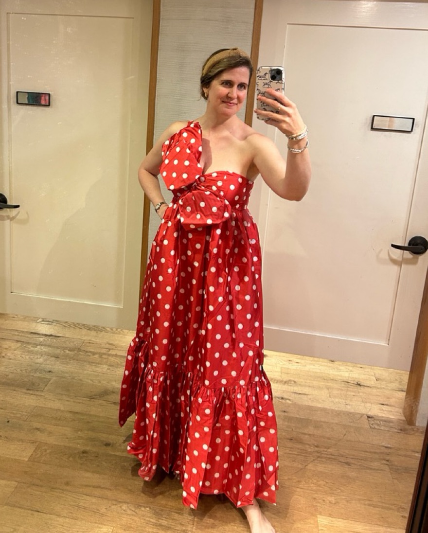 Atsu Sally Bow Midi Dress by Anthropologie - Pickle