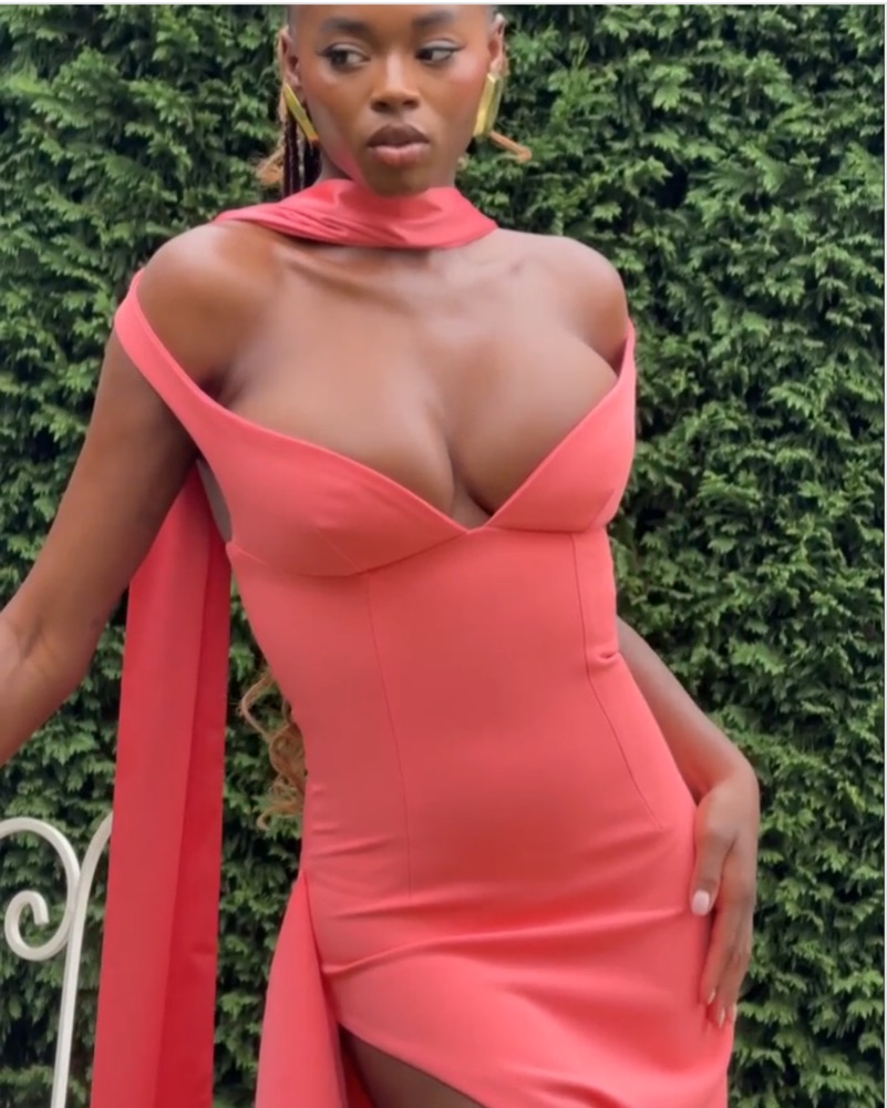 green emerald velvet dress Strapless Coral Lace Long Prom Dress, Coral Lace Formal Dress, Long Co   abcprom