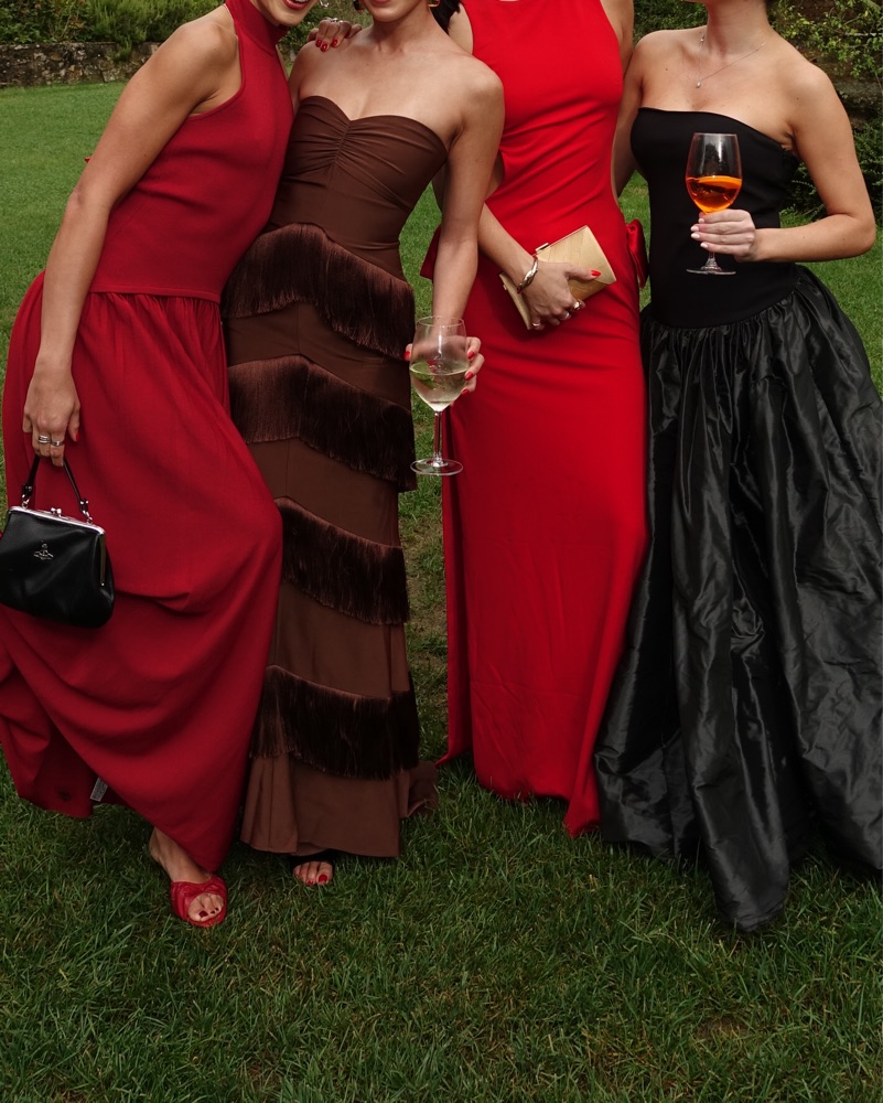 open lace back dress A-Line Red Sweetheart Corset Ruffle Prom Dress Formal Gown PSK493 – Pgmdress main image 0