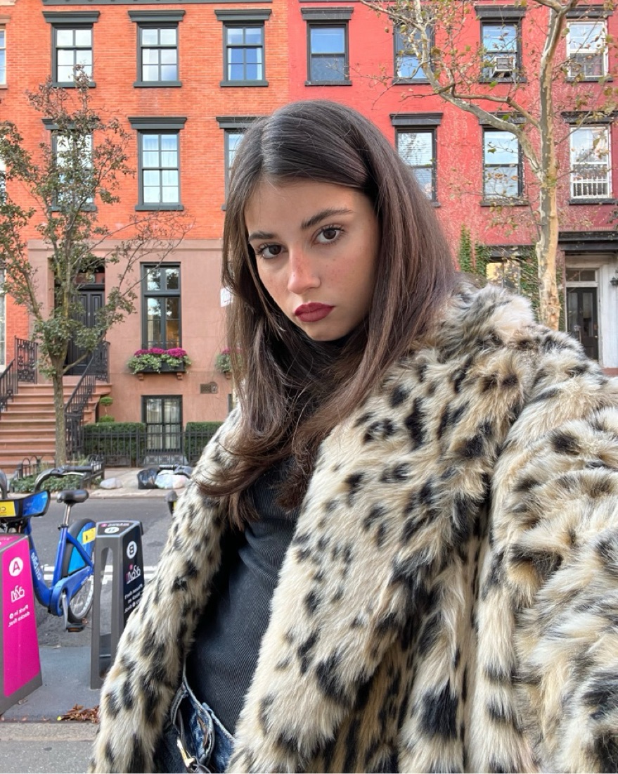 Cheetah Leopard print Fur coat - Image 2