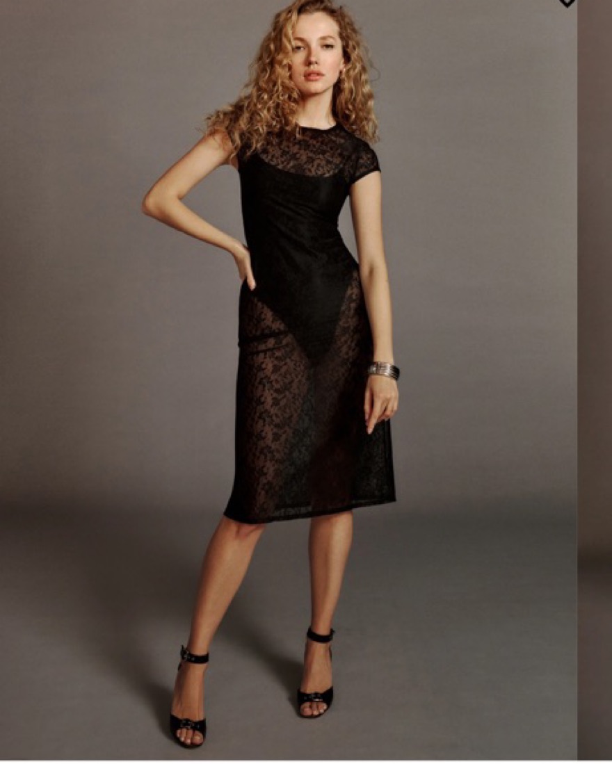 Reformation Black Lace Dress by Reformation - Pickle